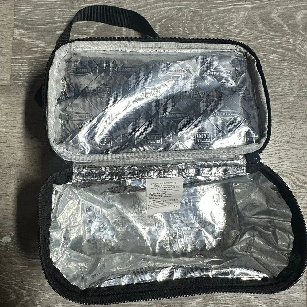 Columbia | Insulated Lunch Bag Black Thermal Cooler Box with Shoulder Strap